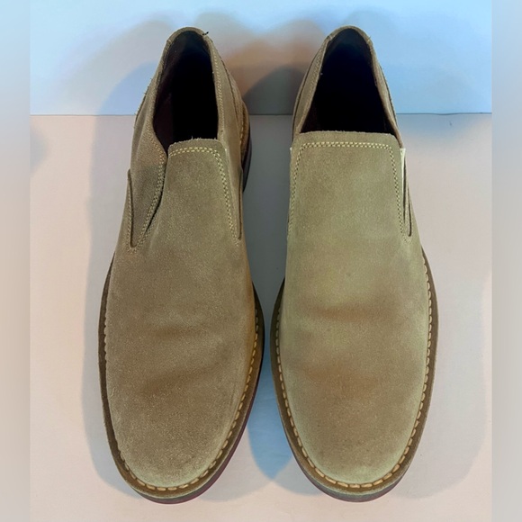 COLE HAAN Men’s Shoes Tan Suede Slip-On Loafer Size 13 - Picture 1 of 12